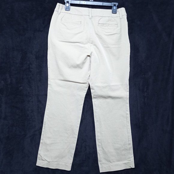 St. John's Bay Pants Size 10P Straight Leg‎ Petite Tan Color #1201 - Picture 4 of 8